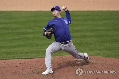 MLB 시범경기서 빅리그 승격에 도전하는 양현종 [AP=연합뉴스]